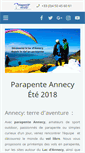 Mobile Screenshot of parapente-annecy.fr